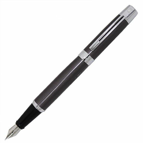 シェーファー シェーファー 万年筆 300 メタリックグレー ペン先 F（細字） sgc9329pnf SHEAFFER 高級筆記具 ブランド 筆記用具 海外メーカー [成人式 就職祝い 母の日 父の日 バレンタイン ホワイトデー クリスマス] (コ)