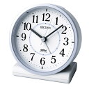 セイコー クロック 電波時計 目覚まし時計 KR328L アナログ 薄青パール 目覚し SEIKO CLOCK 贈り物 周年 創業 餞別 景品 竣工 父の日 母...