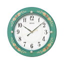 セイコー クロック 電波時計 壁掛け時計 KX220M 木枠 花柄模様 アナログ 掛時計 SEIKO CLOCK 贈り物 周年 創業 餞別 景品 新築祝い 引越...