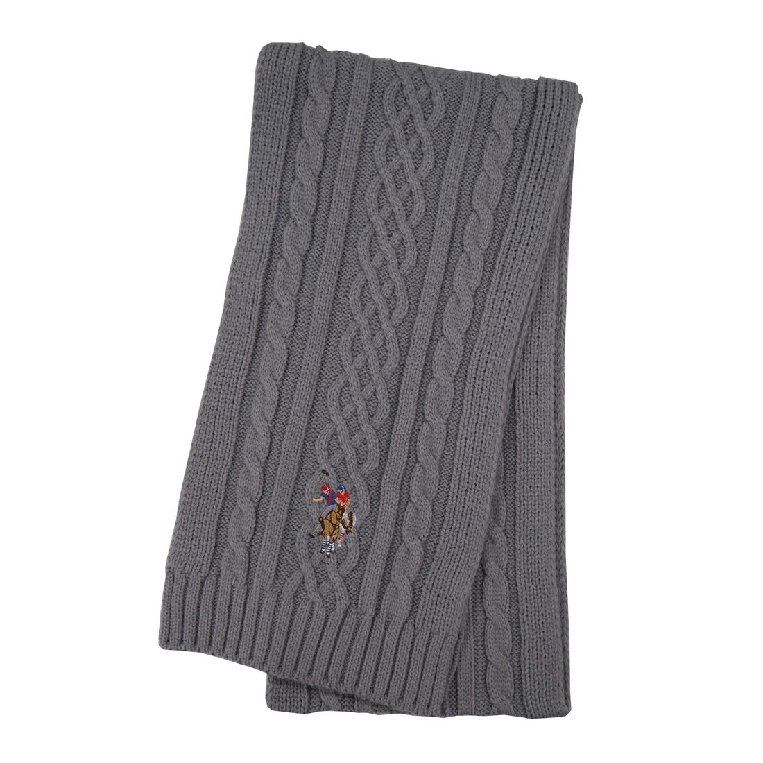 U.S. POLO ASSN.（ユーエス ポロ アッスン） ストール uspa-2014-447165 LIGHT GRAY プレゼント ギフト..