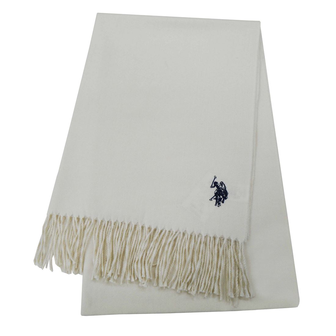 U.S. POLO ASSN.(ユーエス ポロ アッスン) ストール uspa-2014-448050 OFF WHITE プレゼント ギフト 成人式 お祝い 誕生日 クリスマス