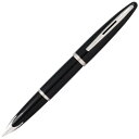 ウォーターマン カレン ブラック シー ST 万年筆 ペン先 M 中字 S0293960 キャップ式 WATERMAN ブランド筆記具 文房具 誕生日プレゼント クリスマス 父の日 母の日 就職祝い 入学祝い 卒業祝い 退職祝い