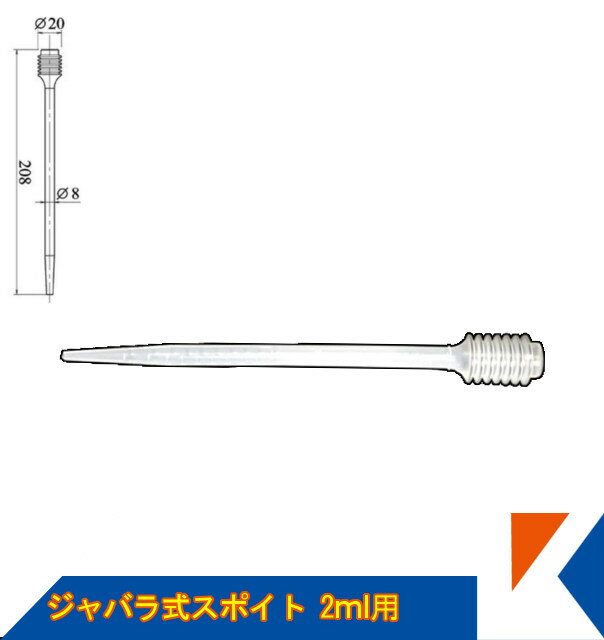 キクメン FRP ジャバラ式スポイト2mml用 ポスト便・代引不可