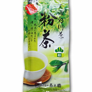 日本茶　粉茶　白川茶　菊之園　お茶お寿司屋さんのお茶　岐阜　美濃【　粉茶(松)　】　300g袋入【楽天BOX受取対象商品】【コンビニ受取対応商品】 【RCP】