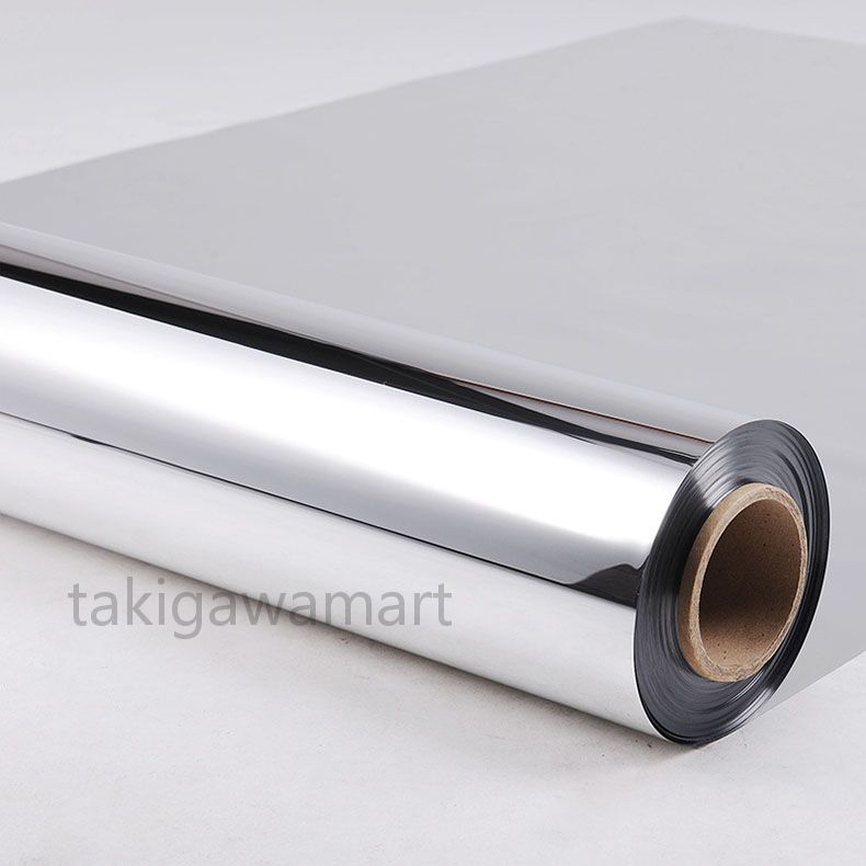 送料無料ミラーシート 幅1m×長さ10m 割れない 貼る鏡 鏡 防水 ウォールステッカー 壁紙 鏡面シール 鏡 ..