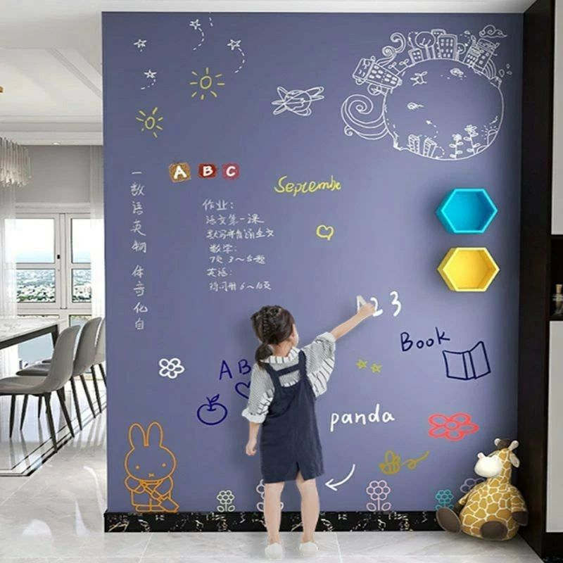 ホワイトボード 壁掛け マグネットシート 4カラー 黒板 子供 壁紙シール 貼り付け 無地薄型ボード 落書..