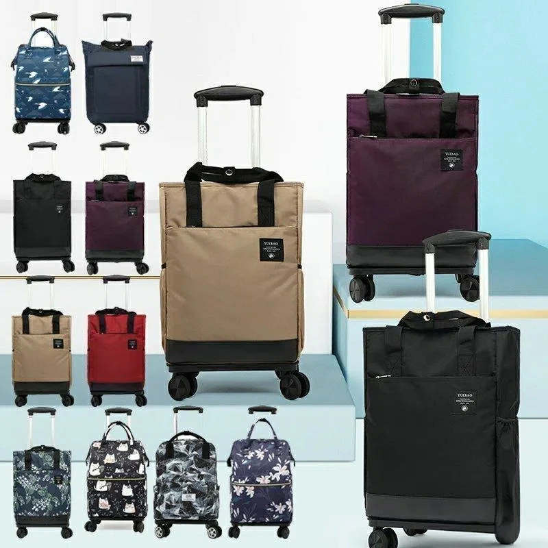 キャリーカート 360°回転 横押し能 4輪キャスターショッピングキャリー リュックタイプ ショッピングカ..