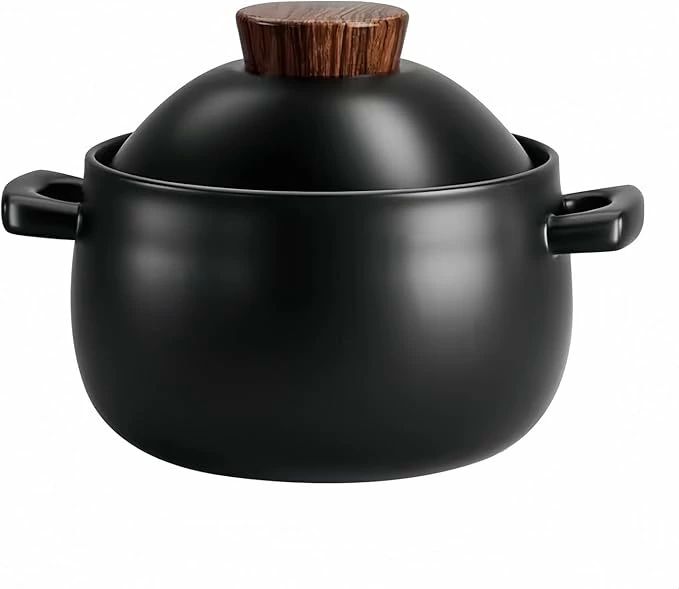 セラミック調理鍋 キャセロール 高温焼成 陶製土鍋 煮込み鍋 スープを炊き 栄養食 家庭用 大容量 土鍋 ..