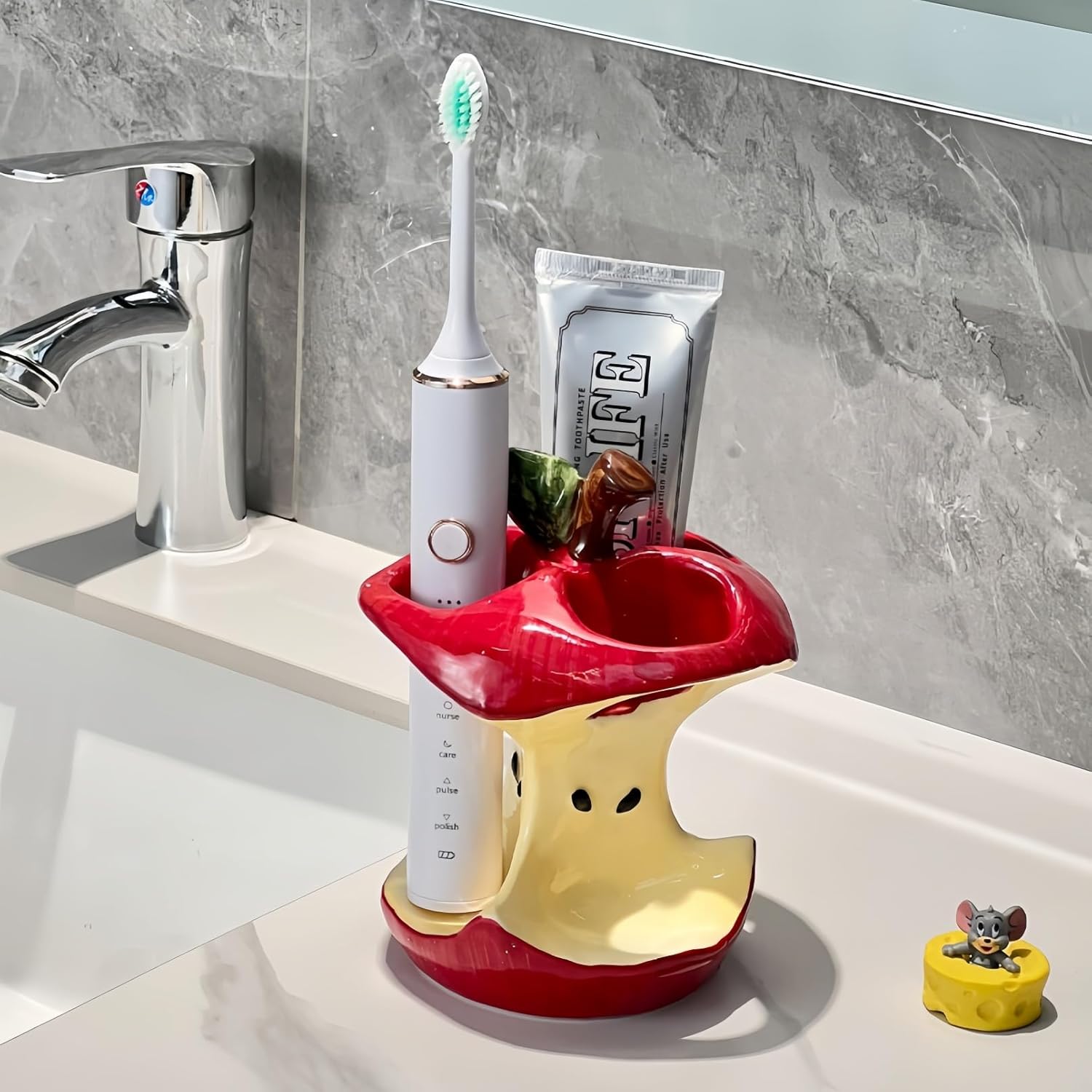 電動歯ブラシ スタンド 歯ブラシホルダー 小物入れ 収納 整理 省スペース おしゃれ 人気 多機能 浴室 ..
