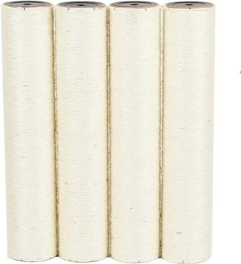 【楽天スーパーSALE】4本セット M8 猫 爪研ぎ ポール 替え 支柱 キャットタワー 交換 麻柱 キャティー..