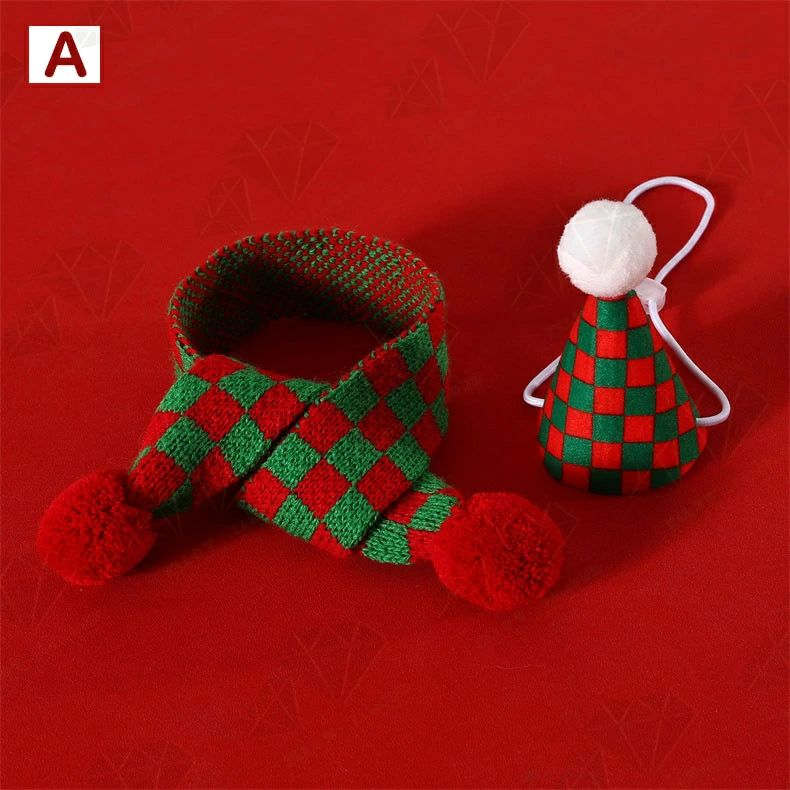 【楽天スーパーSALE】★2点セット ペット用帽子&スカーフ 犬 猫 ペット用品 誕生日 バースデー お祝い パーティ 記念撮影 数字 ステッカー かわいい イヌ ネコ ペット スカーフ クリスマス アクセサリー 襟 首輪 小型犬 室内犬 猫 かわいい キュート ペット 写真撮影 小道具 2