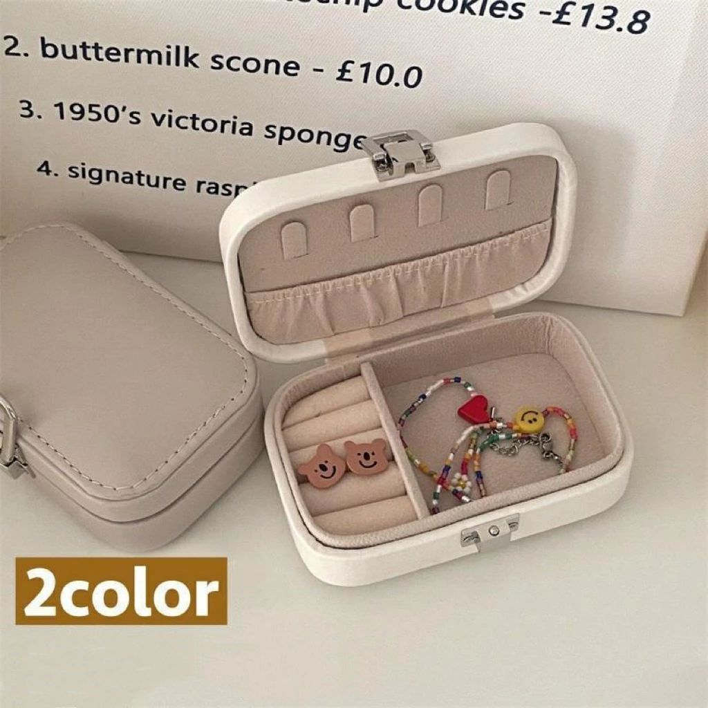 アクセサリーケース ジュエリーボックス 持ち運び 携帯 旅行 指輪 ネックレス ピアス イヤリング 小物 ..