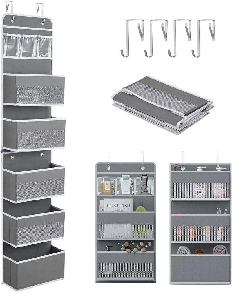 ドア 収納 吊り下げ 吊り下げ収納 ウォールポケット ドア掛け 壁掛け 収納ポケット 大容量 分割可能 多..