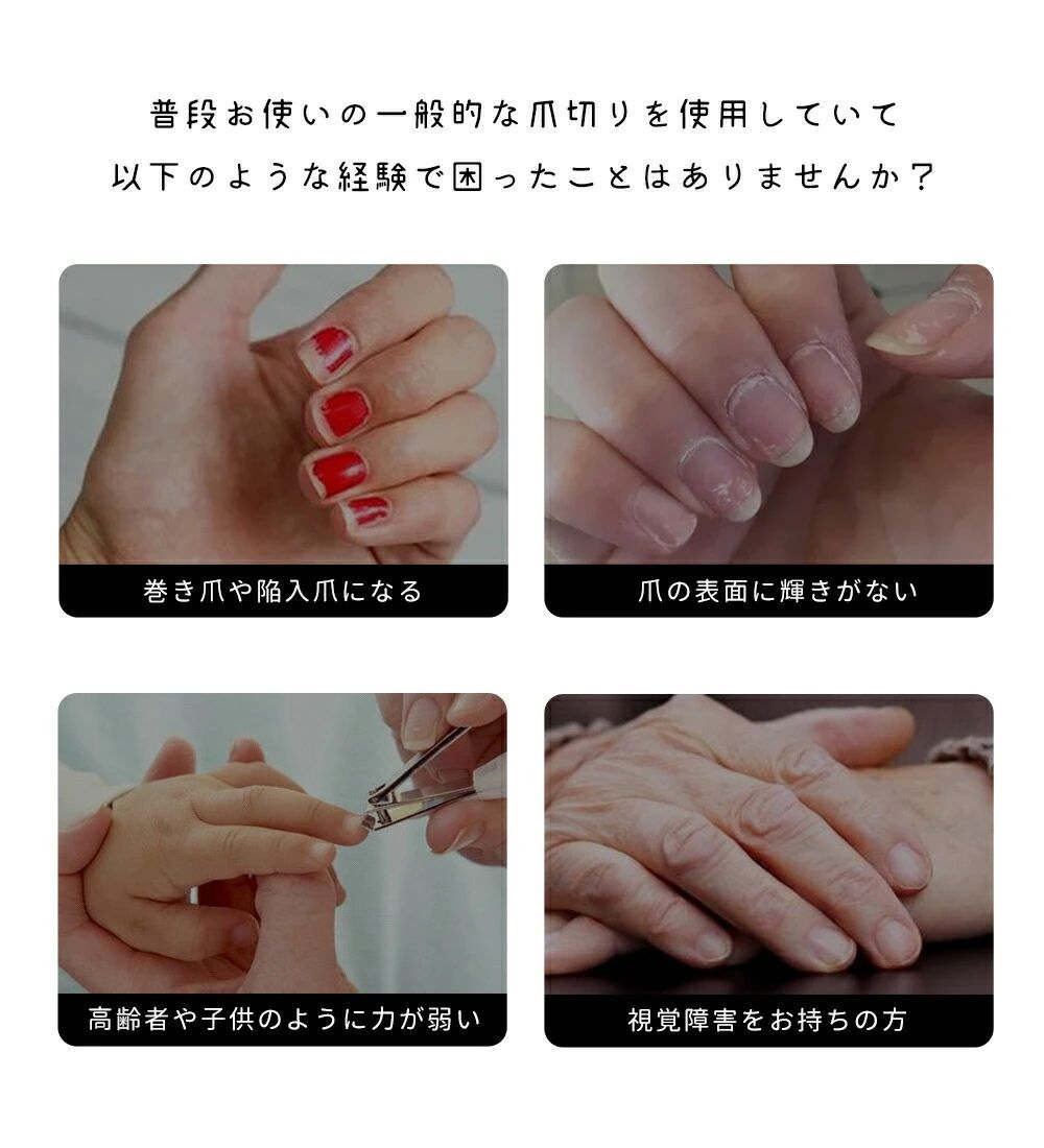 電動爪切り 爪切り 電動つめ削り 足の爪 2in1 爪磨き つめきり 角質ケア 爪やすり LEDライト付き 静音 巻き爪 厚い爪 爪ケア USB充電式 ワイヤレス 2段階スピード 爪研ぎ 足爪用 赤ちゃん 介護用 高齢者 足用 子供 3