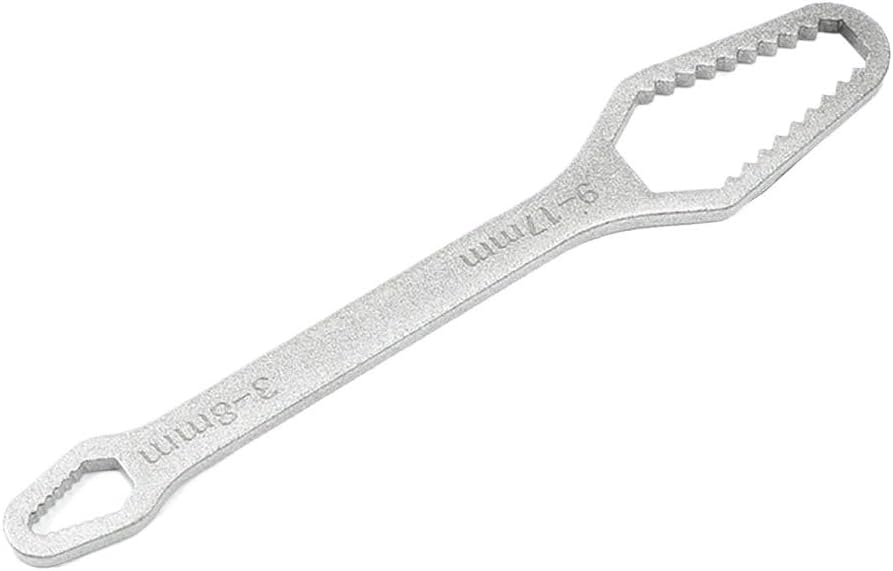 特徴：両端、多機能、滑り止め 材質：クロムバナジウム鋼 特徴1：3-17mm 両口多機能ユニバーサルトルクスレンチ 特徴2：厚さ0.14インチの電気泳動式セルフタイトニング調整式ラチェットレンチ 特徴3：亜鉛メッキセルフタイトニングアジャスタブルラチェットレンチ 特徴4：ユニバーサル多機能レンチセット 特徴5：調整可能な両頭トルクスレンチ 特徴6：3～17mm ナット用セルフタイトニングスパナハンドツール