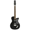 JADE 57 LIMO BLACK 2020 Winter NAMM SHOW MODEL DANELECTRO の名機U2を忠実に再現しつつも、近代的な使いやすさも追加したモデルです。元となったU-2はヴィンテージ価値が高まり、なんと$3,000で取引されています。その憧れのギターを新たにDANELECTROが再現。50年代に生産されたリップスティックピックアップのサウンドを再現した「50’s Lipstick」を採用。内部配線も当時の物を忠実に再現。ノブ、ペグボタン、トラスロッドカバーなどのプラスチック部は経年劣化を再現したカラーリングを採用しビンテージ感を演出。近代的な需要に応えるためにブリッジはアジャスタブルブリッジに変更し、ビンテージモデルよりも使いやすいモデルに仕上げました。 【50’s Lipstickについて】1950年代の温かみのある美しい音色を再現したピックアップです。マグネットは当時と同じアルニコ6を使用。リップスティックチューブは80/20亜鉛真鍮合金製で、当時、化粧品メーカーのマックスファクターから買ってきたチューブと同じ素材を選択。これにより、暖かみのある低音、燃えるような中音、クリアな高音を実現しました。これこそが本当のダンエレクトロサウンドと言えるでしょう。 5