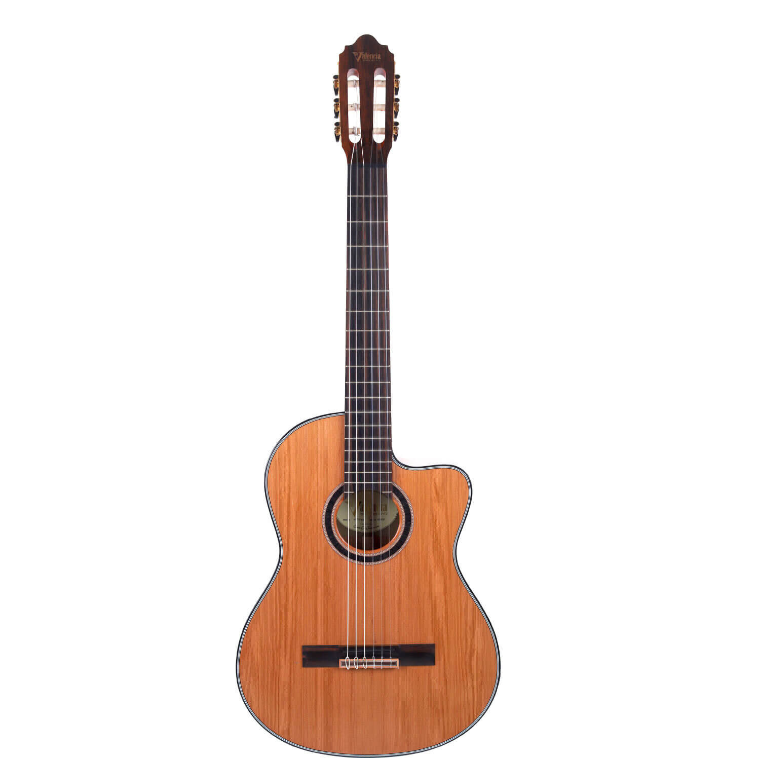 4/4サイズの70mm厚のシンボディ（薄型ボディ）エレガットギターです。シンボディによりアコースティックギターやエレキギターの持ち替えでの演奏も違和感を少なくしていますが、革新的なToneFlowブレーシングを施したソリッドシダートップと厳選されたマホガニー・バック＆サイドの組み合わせで、暖かく力強くはっきりとしたバランスの良いサウンドを奏で、豊かな音色を保つよう設計されています。マホガニーネックを採用し、弦の振動を無駄なく表板に伝えます。また、カッタウェイを採用し、ハイフレットでの演奏性を向上、Fishman Sonitoneを搭載し、幅広い現場で活躍できるモデルです。アマラエボニーフィンガーボードとブリッジ、ウッドロゼッタ、オリジナルの糸巻きがエレガントなルックスを演出しています。 タイプ: シンボディクラシックギター サイズ: 4/4 トップ: ソリッドレッドシダー バック&サイド: ウォルナット ネック: ネックマホガニー フィンガーボード: アマラエボニー ブリッジ: アマラエボニー ナット: Graphtech NuBone フレット数: 19 スケール: 650mm ナット幅: 53mm ボディフィニッシュ: トップ：サテン /バック&サイド:グロス ネックフィニッシュ: グロス ピックアップシステム: Fishman Sonitone 付属品: ギグバッグ 生産国: インドネシア