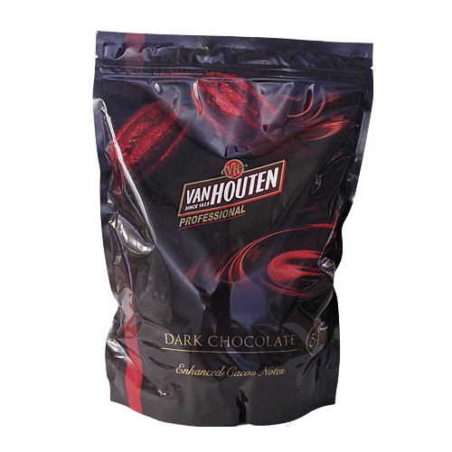 バンホーテン プロフェッショナル ダークチョコレート 1kg 54% / チョコレート バレンタイン ヴァンホーテン 製菓材料 パン材料