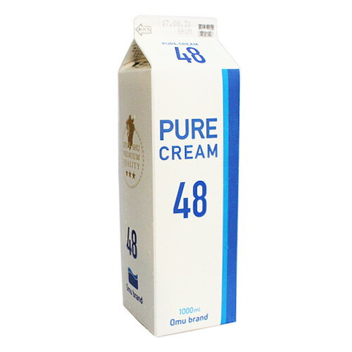 オーム乳業 生クリーム48％ 1L / 製菓