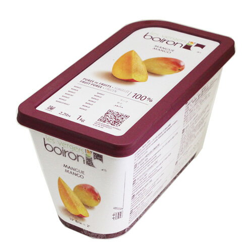 クール便 【ボワロン】冷凍マンゴーピューレ 1kg / 製菓材料 パン材料 フルーツピューレ