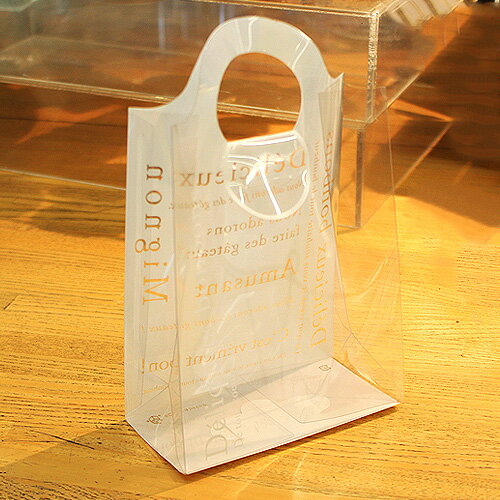 ミニョンバッグ ホワイト 2枚 / バレンタイン ギフトバッグ ラッピング