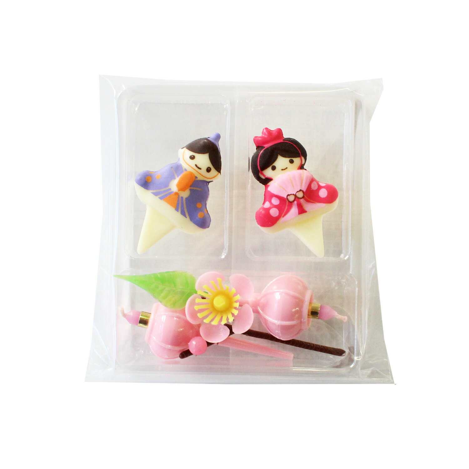 32390 チョコ「雛ピックセット」 / チョコレート ひなまつり おひなさま お雛様 雛飾り ひなケーキ 人形 デコレーション 製菓材料