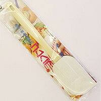 PC白柄シリコンゴムヘラ　大 / ゴムベラ 製菓器具 製パン器具