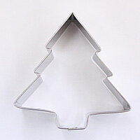 クッキー抜型 ツリー 中 / 製菓器具 抜型 クリスマス アイシングクッキー