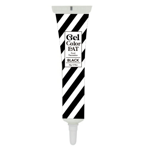 Gel Color EAT BLACK (ジェルカラーイート ブラック) 20g / メール便対応 アイシングクッキー バタークリーム ロールフォンダン 飴 色粉 色素 製菓材料