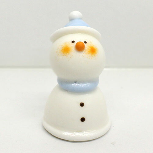 10148 ふんわりスノーマン(CT) 1個 / クリスマス メレンゲ オーナメント 製菓材料 雪だるまのサムネイル