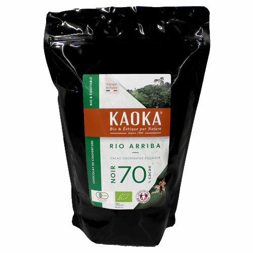 KAOKA カオカ リオアリバ 70％ 1kg / オーガニック チョコレート 製菓材料のサムネイル