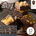 【特価 賞味期限2025年11月27日】ホシフルーツ ナッツとドライフルーツの贅沢ブラウニー 12個 HFNB-12 洋菓子 チョコ お菓子 スイーツ 詰め合わせ 訳あり
