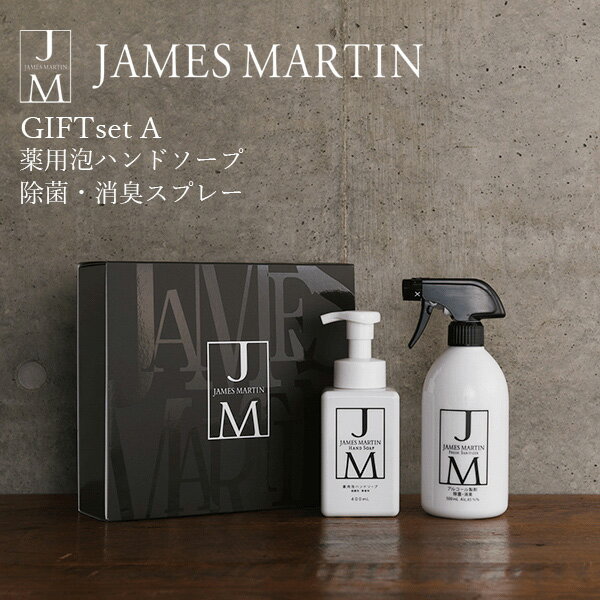 ハンドソープ（3000円程度） ハンドソープ 薬用 JAMES MARTIN ギフトセットA ジェームズマーティン ジェームスマーティン 除菌 手洗い 国産 GIFT SET コロナ対策除菌 手洗い 国産 GIFT SET コロナ対策