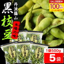 100円OFFクーポン発行中!!【枝豆 えだまめ 黒枝豆】丹波篠山 本場 黒枝豆 令和7年産 丹波取り寄せ 予約販売 【送料無料 数量限定】丹波 黒枝豆 < 枝豆 500g × 5袋 ( さや )> t-5 大粒 黒大豆 【さやのみ】 旬 ご当地 お取り寄せ グルメ