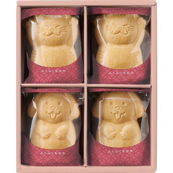 菓匠八 ふくふくもなか 4個 HFM12 香典返し 御供 粗供養 詰め合わせ ギフト プレゼント 割引 景品 品物 新築祝い 結婚内祝い 出産内祝い ご挨拶 引...