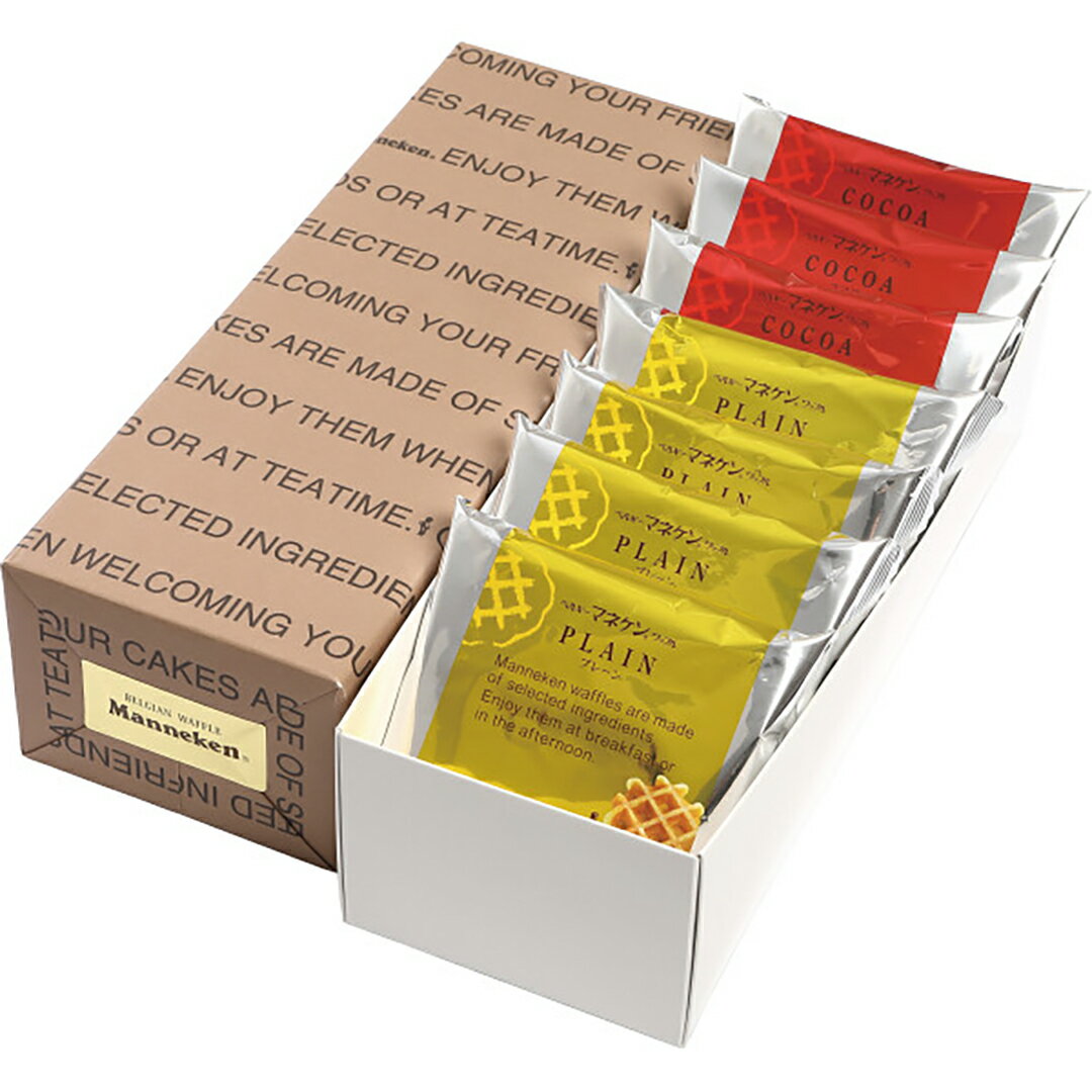 マネケン ワッフルギフトセット(7個) 7-PCG 香典返し 御供 粗供養 詰め合わせ ギフト プレゼント 割引 景品 品物 新築祝い 結婚内祝い 出産内祝い ...