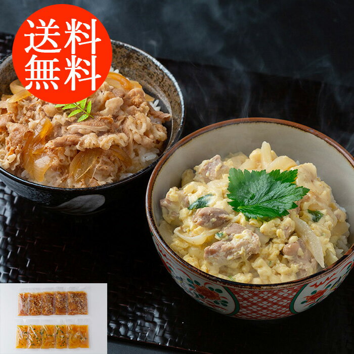 送料無料 中元 歳暮 贈り物 ギフト お薦め 徳島 吟月 簡単ふんわり親子丼と牛丼の具 2940125 詰合わせ お取り寄せグルメ 贅沢