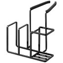 蛇口にかけるスポンジ&ブラシホルダー タワー tower 山崎実業 雑貨 インテリア インテリア雑貨 家具 シンプル おしゃれ クール 山崎実業シリーズ 高級感...