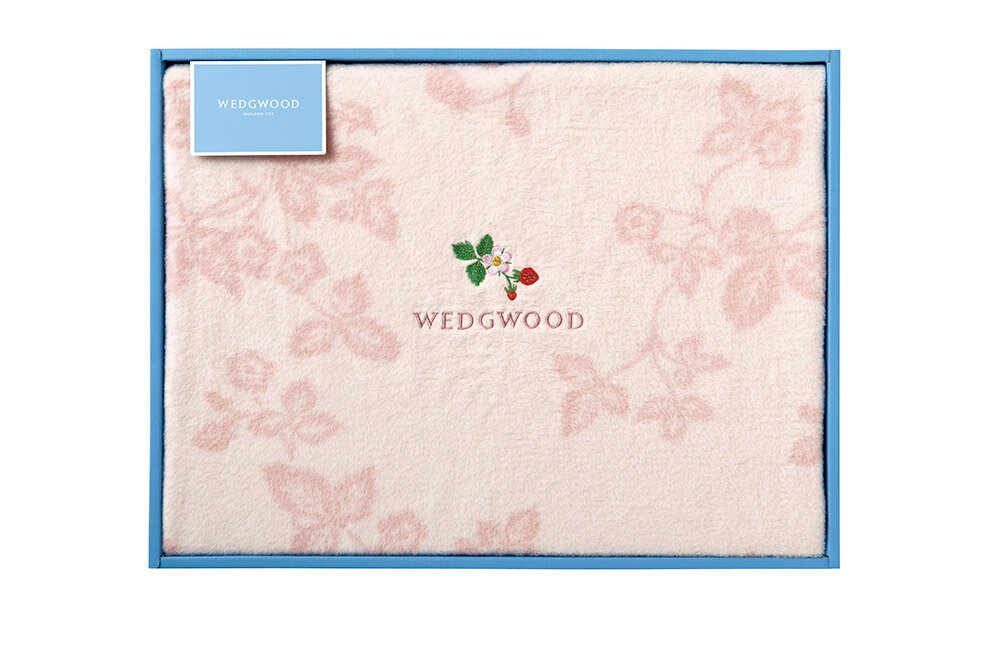 ウェッジウッド ワイルドストロベリー 綿毛布 毛羽部分 FQ82101010 香典返し 御供 粗供養 詰め合わせ ギフト プレゼント 割引 景品 品物 新築祝い 結婚内祝い 出産内祝い ご挨拶 お歳暮 引っ越し 引越し 内祝い 写真入り メッセージカード のし