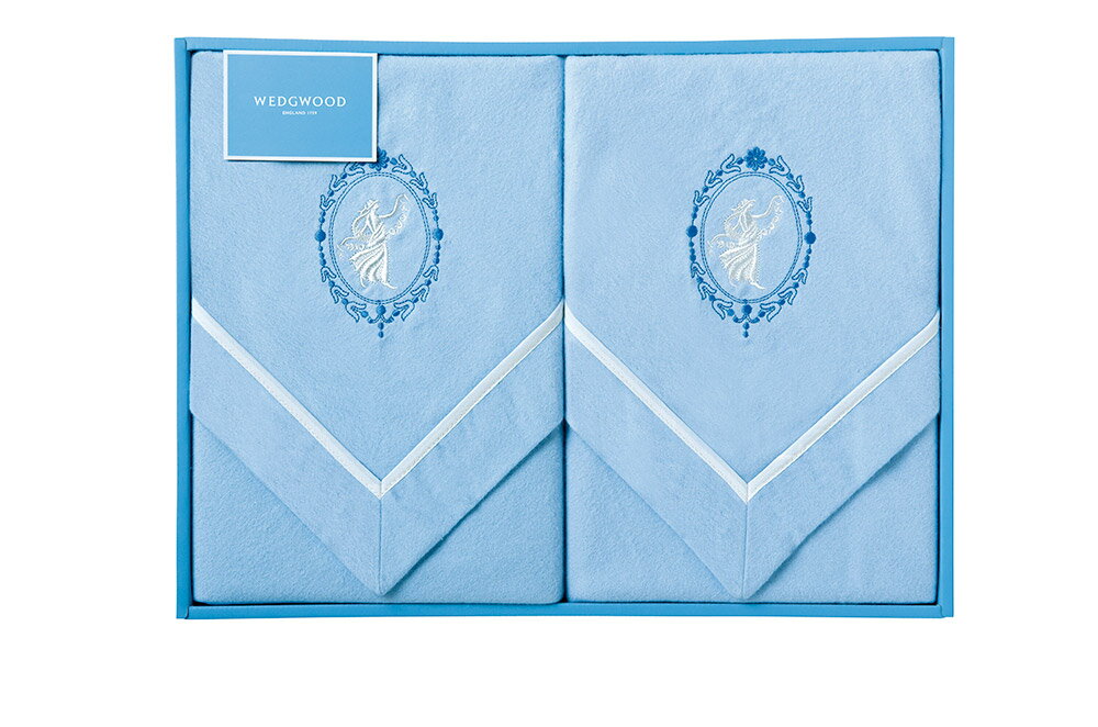 ウェッジウッド ジャスパー 綿毛布2P FQ82121015 香典返し 御供 粗供養 詰め合わせ ギフト プレゼント 割引 景品 品物 新築祝い 結婚内祝い 出産内祝い ご挨拶 お歳暮 引っ越し 引越し 内祝い 写真入り メッセージカード のし