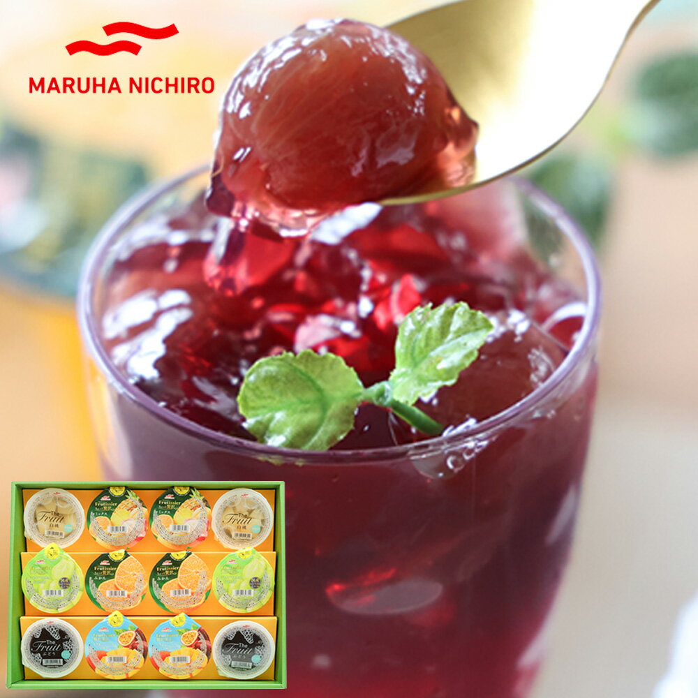 お中元 ゼリー 御中元 夏ギフト 中元 2023ギフト洋菓子 お菓子 スイーツ マルハニチロ　果実たっぷりゼリー6種詰合せ MNJ-30S 贈答用 詰め合わせ 中元ギフト 暑中お見舞い 残暑お見舞い 人気のサムネイル