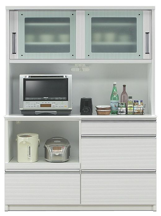Rakuten - 送料無料！食器棚・キッチン収納・レンジボード・国産品