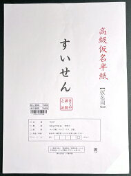 【仮名用半紙】600 半紙 すいせん 80枚入　【書道】