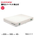 【法人限定】エバニュー エバーマット 滑止付 屋内用 一枚物 幅200×長さ300×厚さ40cm EVERNEW 陸上 体操 屋内 体育用品 日本製 安全マット...