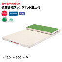 【法人限定】体操マット 抗菌合成スポンジマット 滑止付 幅120×長さ300×厚さ5cm 6号帆布 エバニュー EVERNEW 体操マット 体育 学校 日本教材...