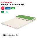 【法人限定】体操マット 抗菌合成スポンジマット 滑止付 幅120×長さ300×厚さ6cm 9号帆布 エバニュー EVERNEW 体操マット 体育 学校 9号 日...