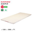 【法人限定】体操マット コンビマット 幅120×長さ300×厚さ5cm 9号帆布 エバニュー EVERNEW 体操マット 体育 学校 日本教材備品協会安全基準適...
