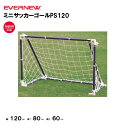 【法人限定】ミニサッカーゴールPS120 エバニュー EVERNEW ゴール サッカー 2台1組(ネット付) スポーツ施設 教育施設 体操クラブ 体操教室 学校...
