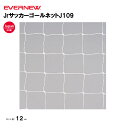 【法人限定】ジュニアサッカーゴールネット J109 EVERNEW エバニュー サッカー Jr 角目タイプ 2枚1組 学校 体育 授業 EKE826