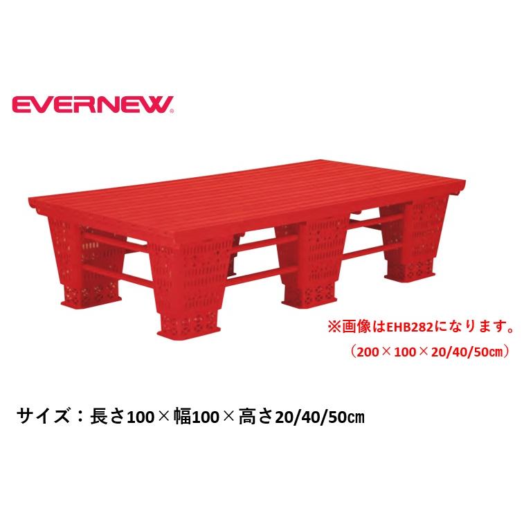 【法人限定】エバニュー　アクアフロア1高さ調節式 EVERNEW 水泳 プール 100×100×20/40/50cm スイミングスクール スポーツ施設 教育施設 体操教室 学校 中国製 EHB283